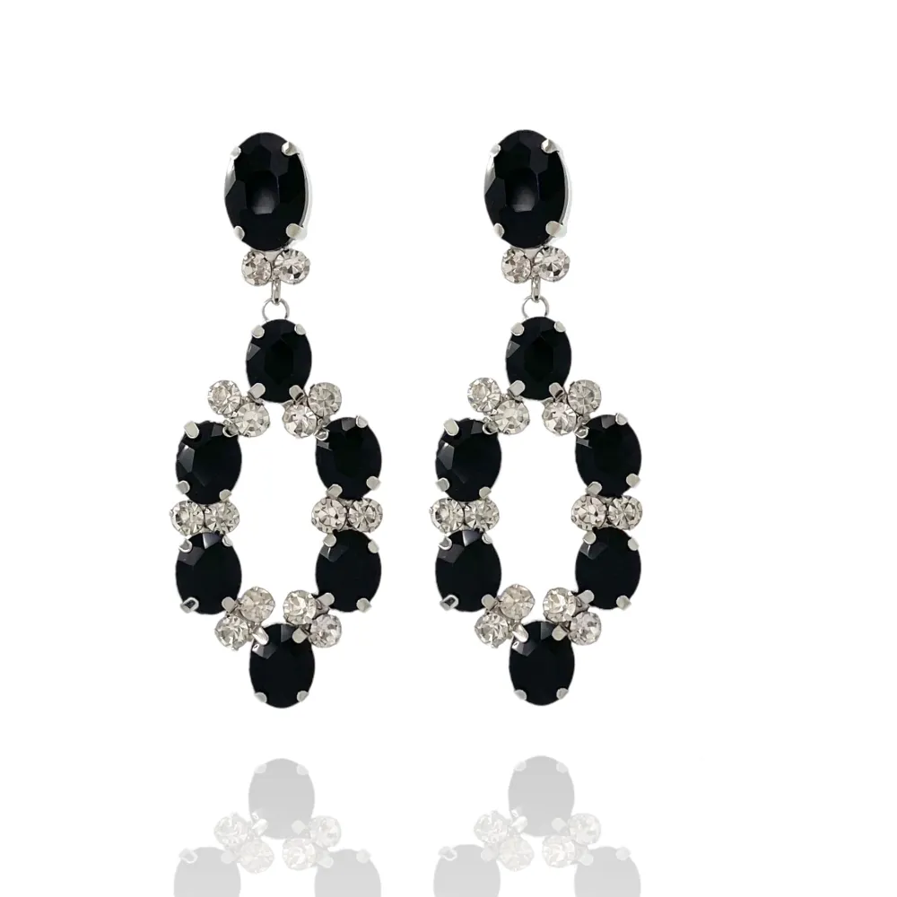 Cerchio Ovale-Orecchini Moda Vetro - OMM-159-22657