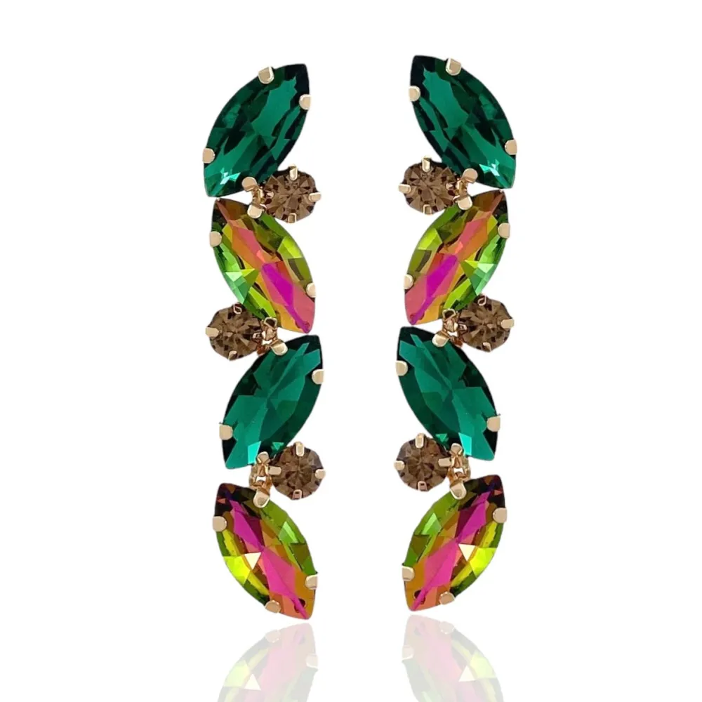 Fantasia-Orecchini Moda Vetro - OMM-381-202