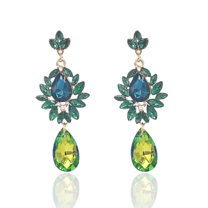 Fantasia-Orecchini Moda Vetro - OMM-520-L30