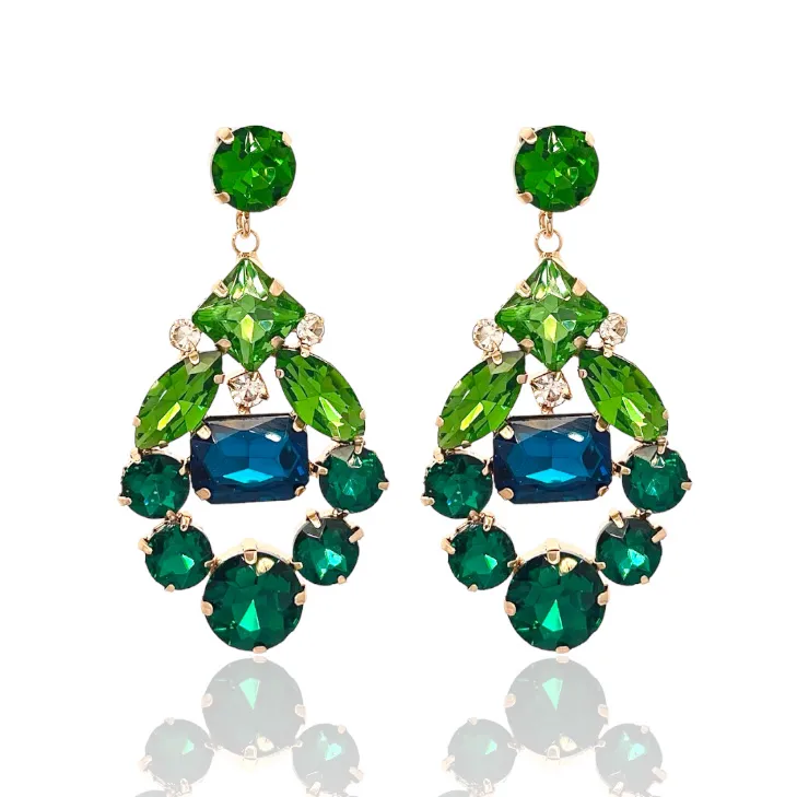 Fantasia-Orecchini Moda Vetro - OMM-520-L36