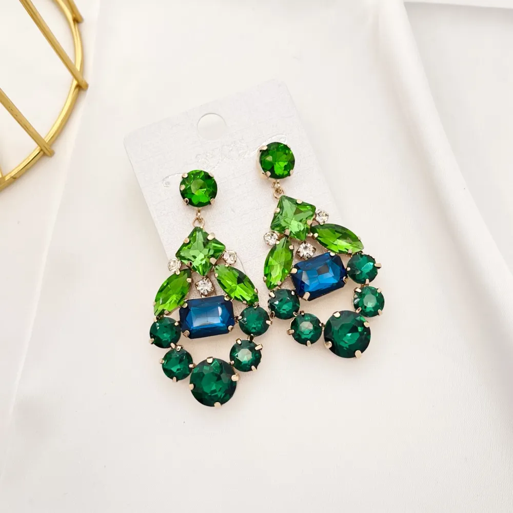 Fantasia-Orecchini Moda Vetro - OMM-520-L36