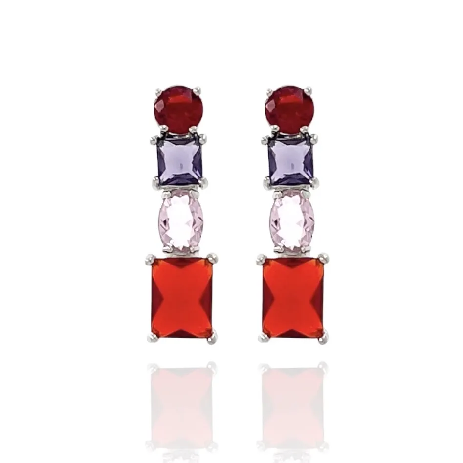 Lungo-Orecchini con Zirconia - OMZ-103-AA739E