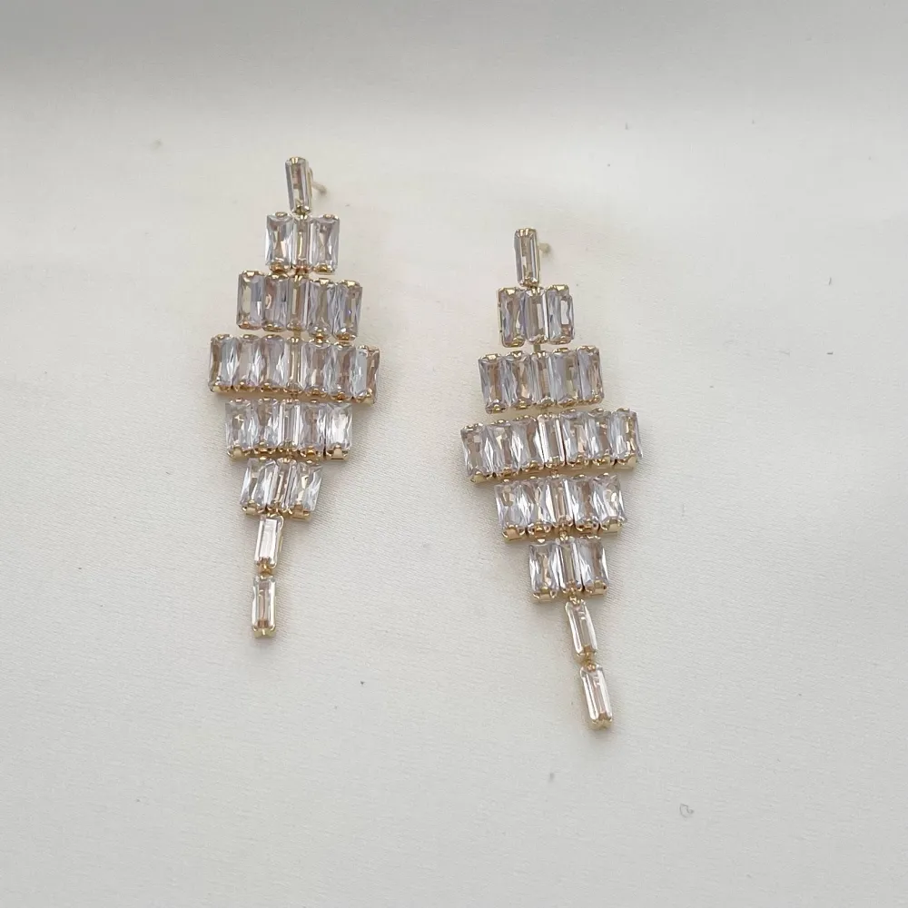 Rombo Zirconia-Orecchini con Zirconia - OMZ-416-L20