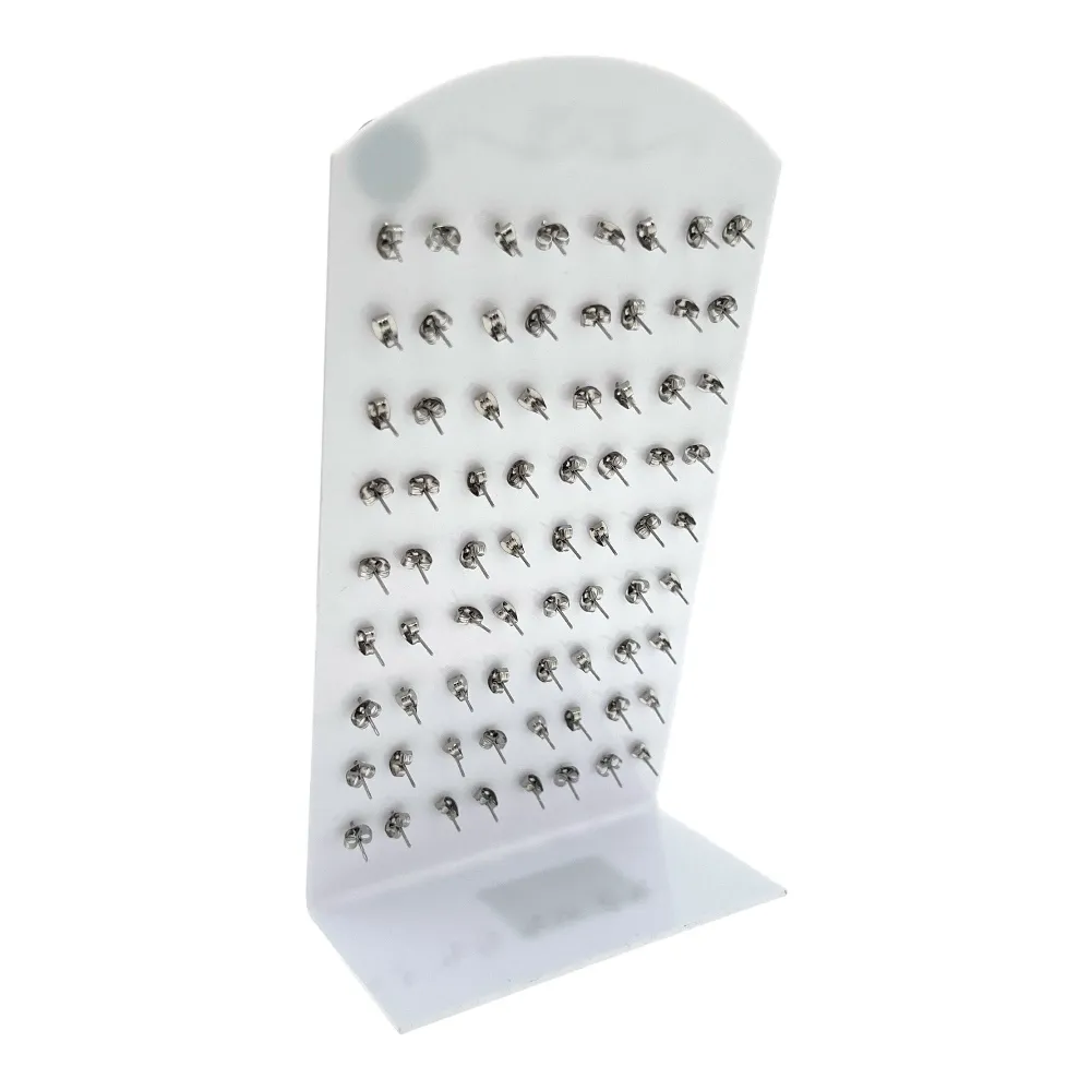 Punto Luce 2mm 6Griffe-36Paia Orecchini in Acciaio - OPA-107-114 2mm