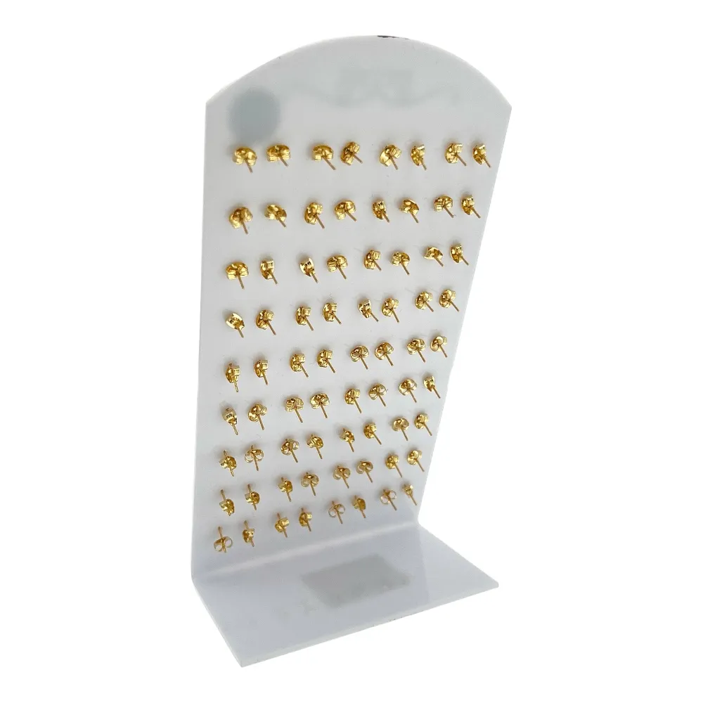 Punto Luce 2mm 6Griffe-36Paia Orecchini in Acciaio - OPA-107-114 2mm