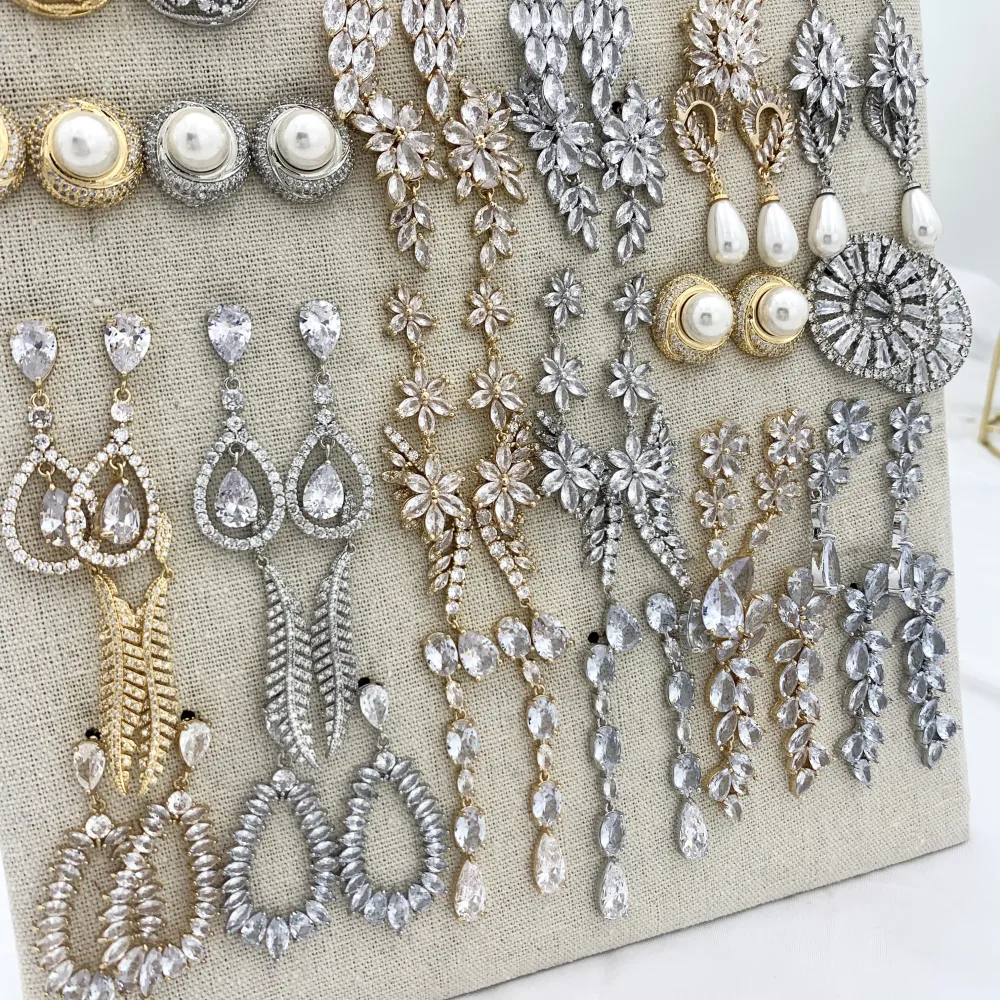 Mix Modelli con Zirconia-36Paia Orecchini con Zirconia - OPM-506-246