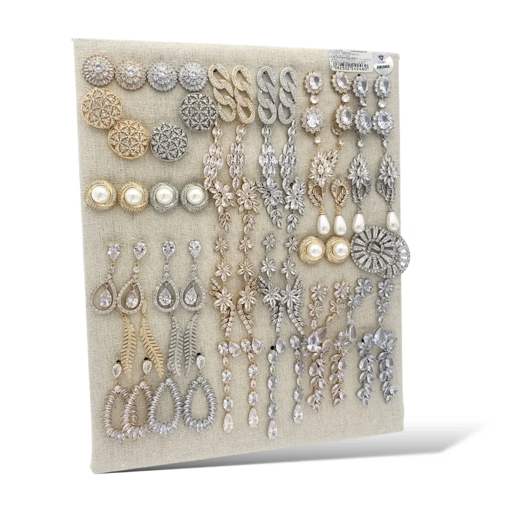 Mix Modelli con Zirconia-36Paia Orecchini con Zirconia - OPM-506-246