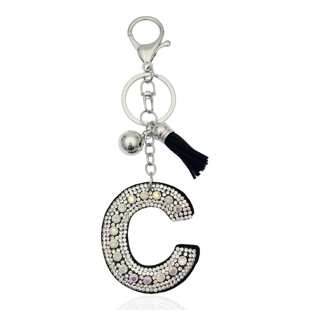 Iniziale con Strass-Portachiave Moda - PKM-146-154