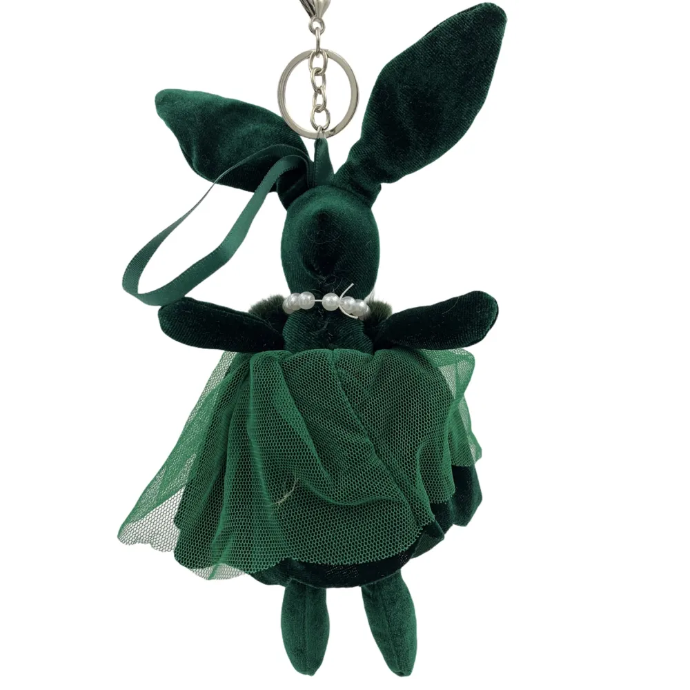 PKM6263-Coniglio Velluto-Portachiave Moda - PKM6263-Coniglio Velluto-Portachiave Moda