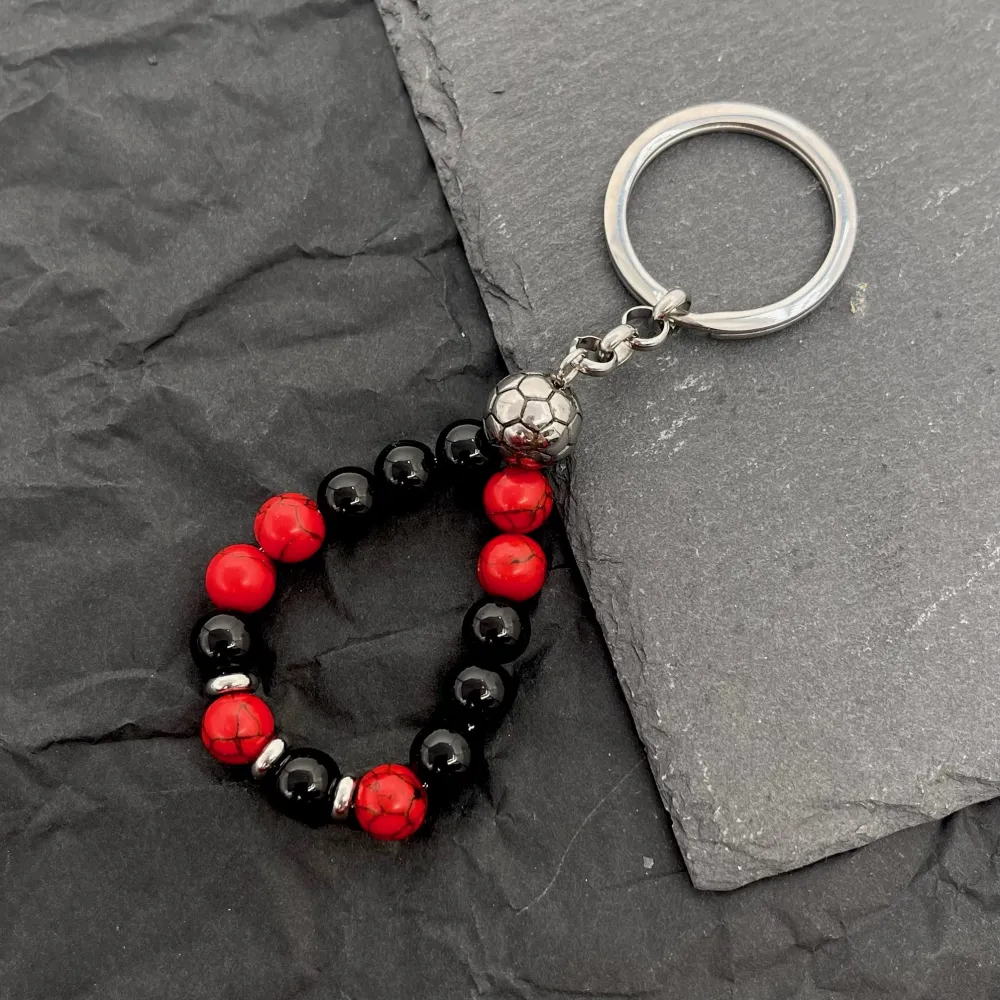 Pietre Colorate-Portachiavi da Uomo in Acciaio - PKU-600-276