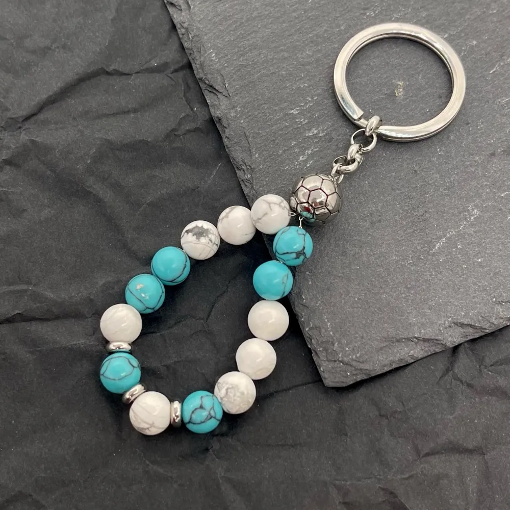 Pietre Colorate-Portachiavi da Uomo in Acciaio - PKU-600-276