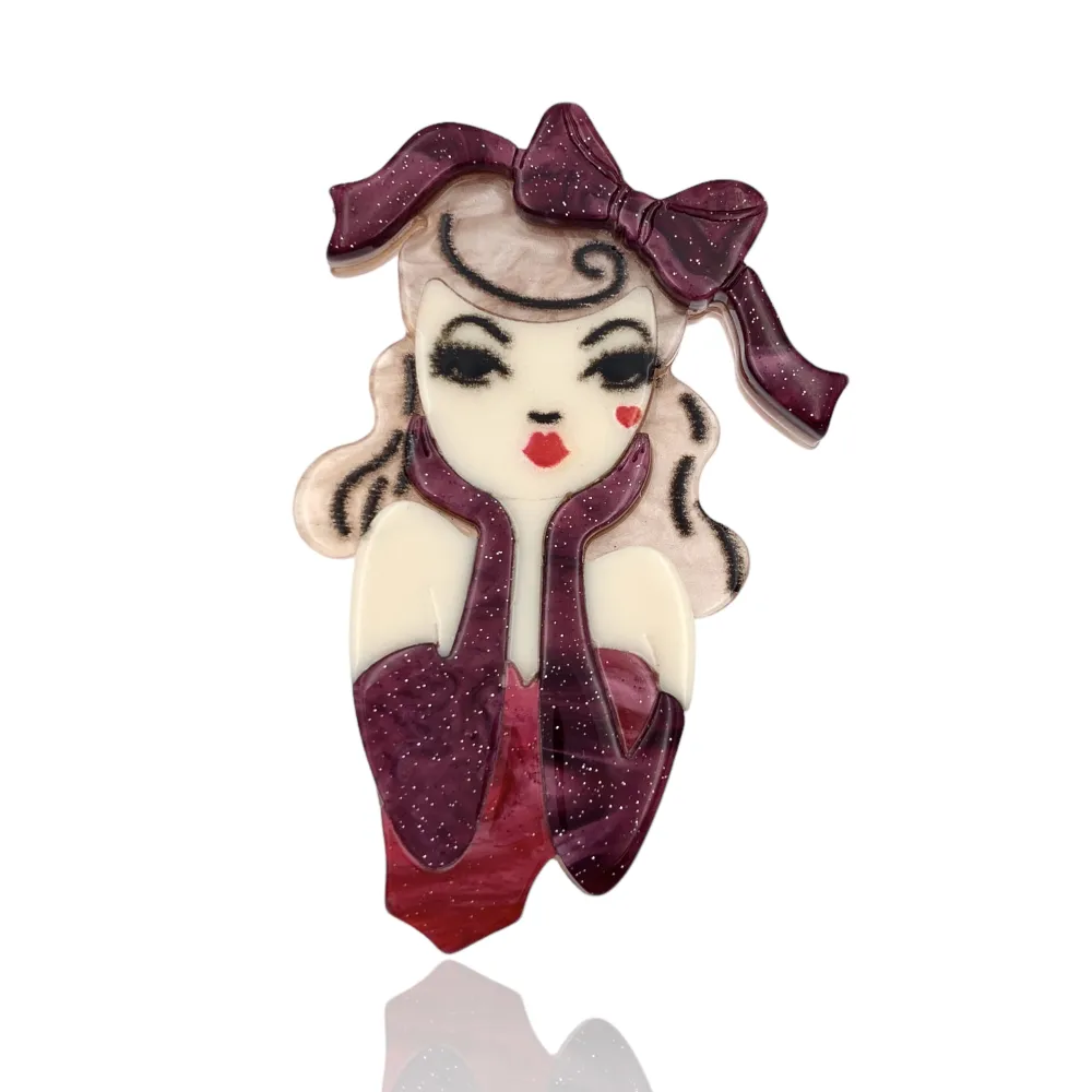 Donna -Spilla Moda in Resina - SPM-1027