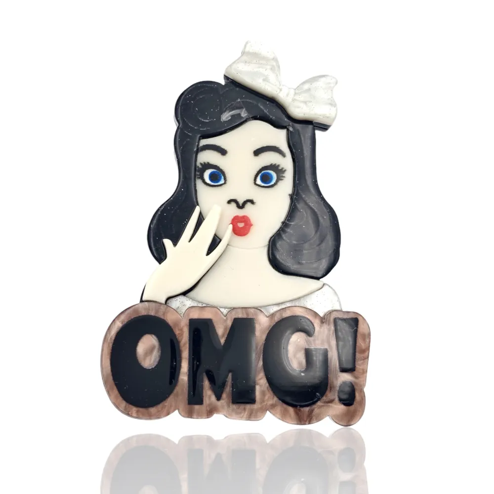 Donna OMG-Spilla Moda in Resina - SPM-1030