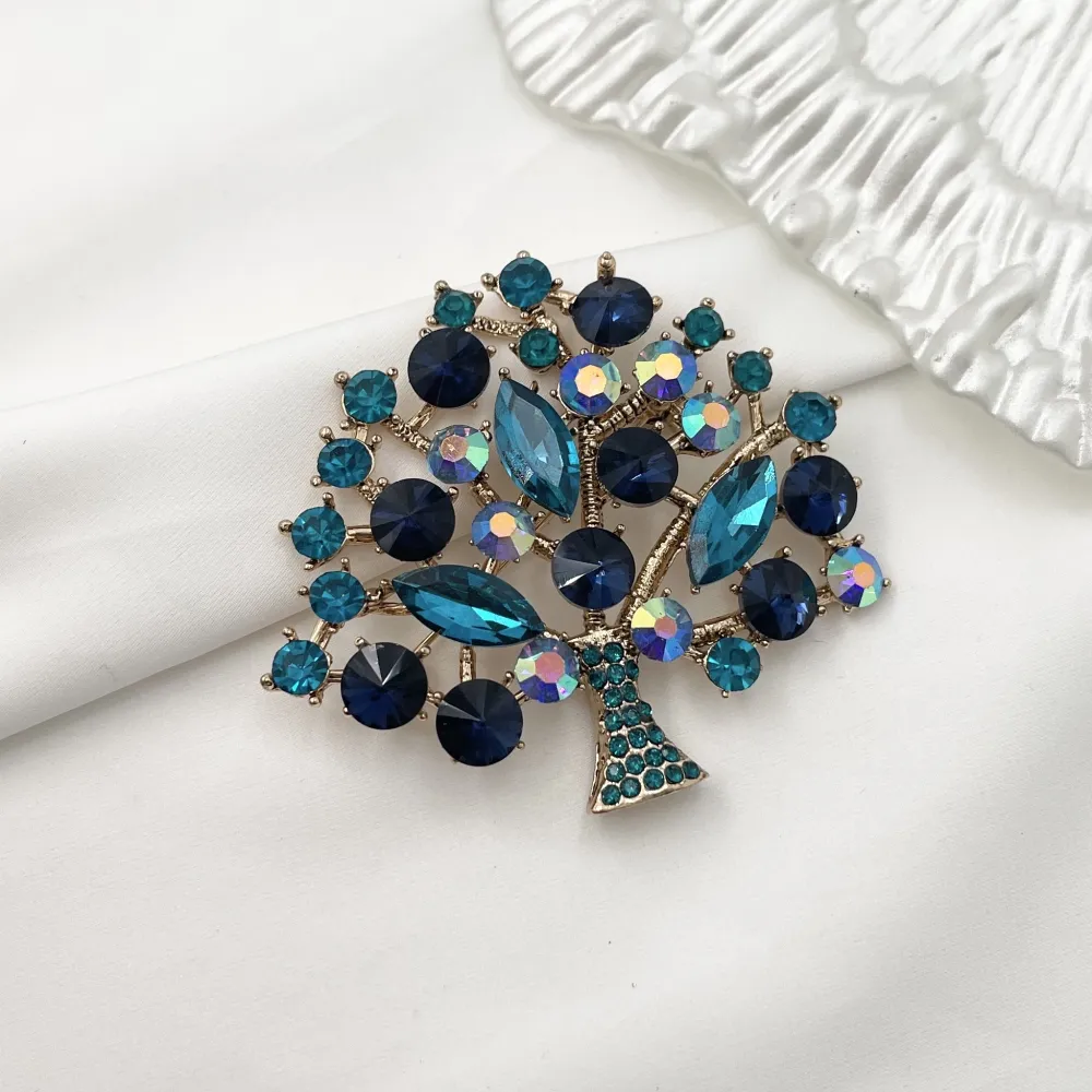 Albero della Vita-Spilla con Strass - SPM-321-232