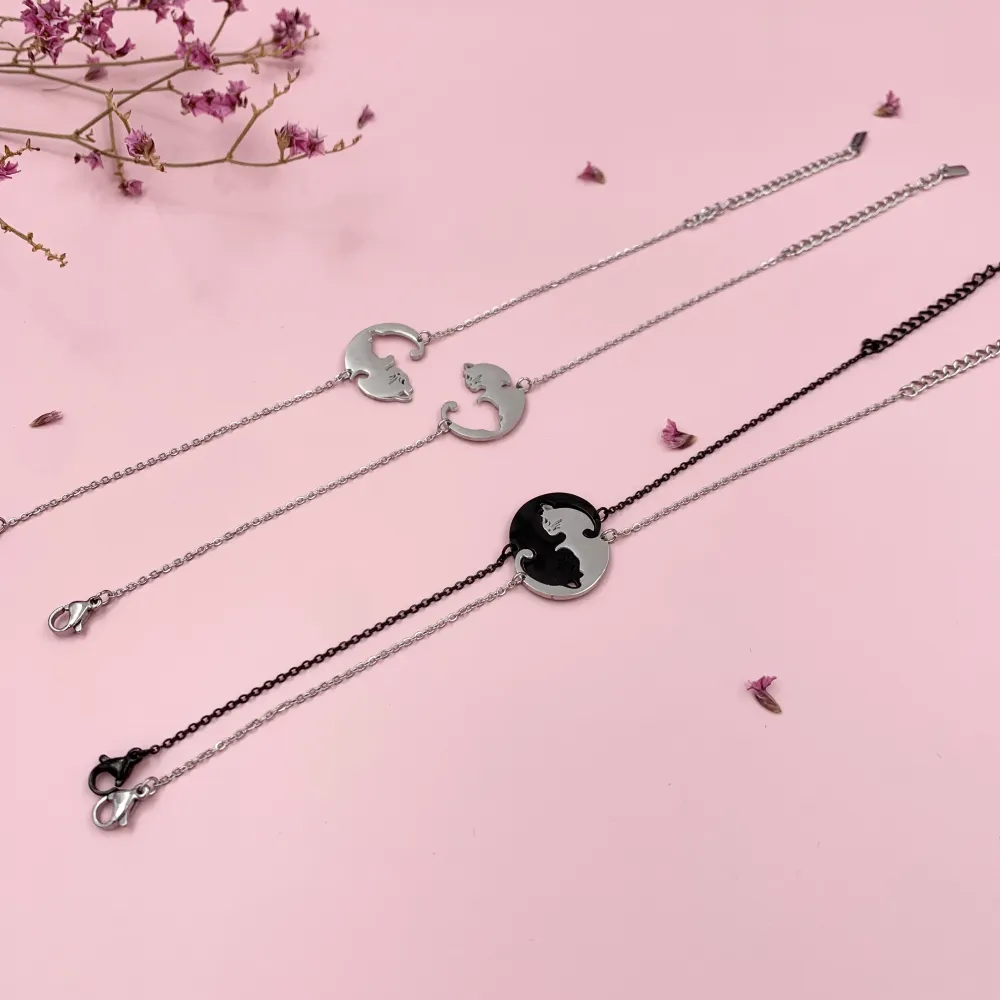 BAC6868-Puzzle Gatto-Bracciale Coppia in Acciaio_2