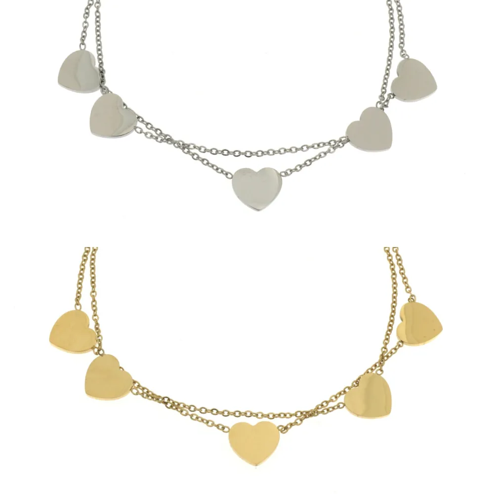 BAC-Cuore 5400 - Bracciale Doppio Filo in Acciaio_2