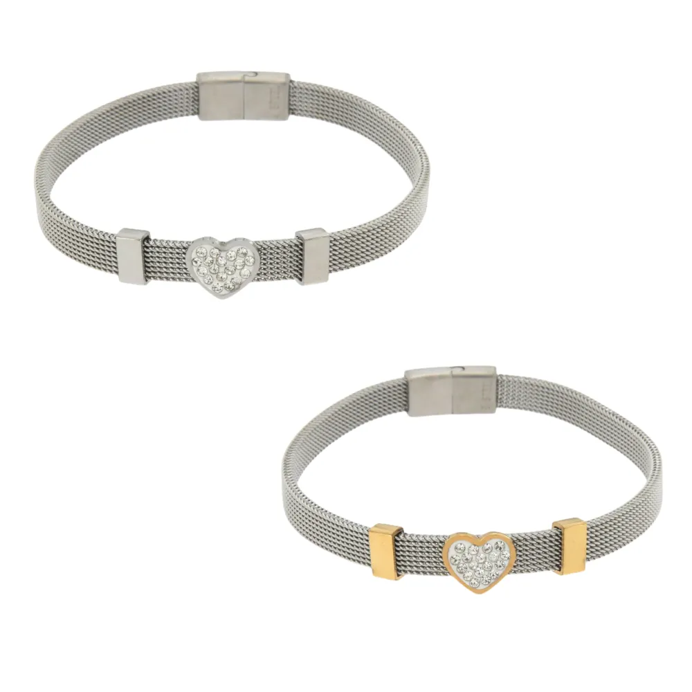 BAC-Cuore 5515 - Bracciali con Chiusura in Acciaio_2