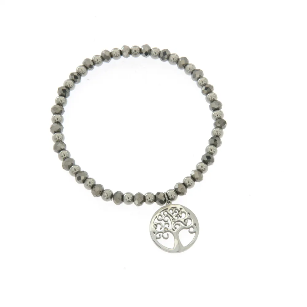 BAE-ADV 5483 -Bracciale Elastico in Acciaio_Argento_1