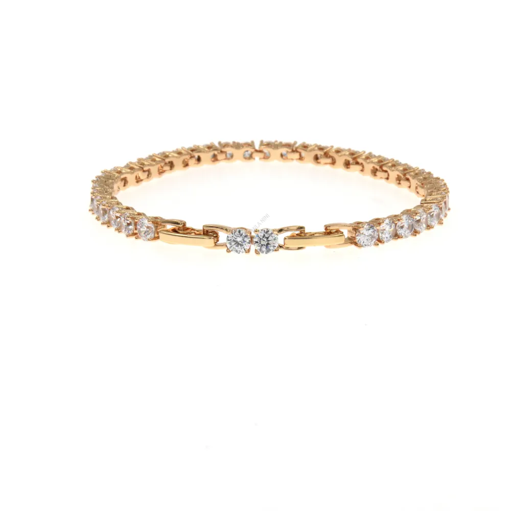 BMZ6583-Tennis 4mm-Bracciale con Zirconia Xuping_2