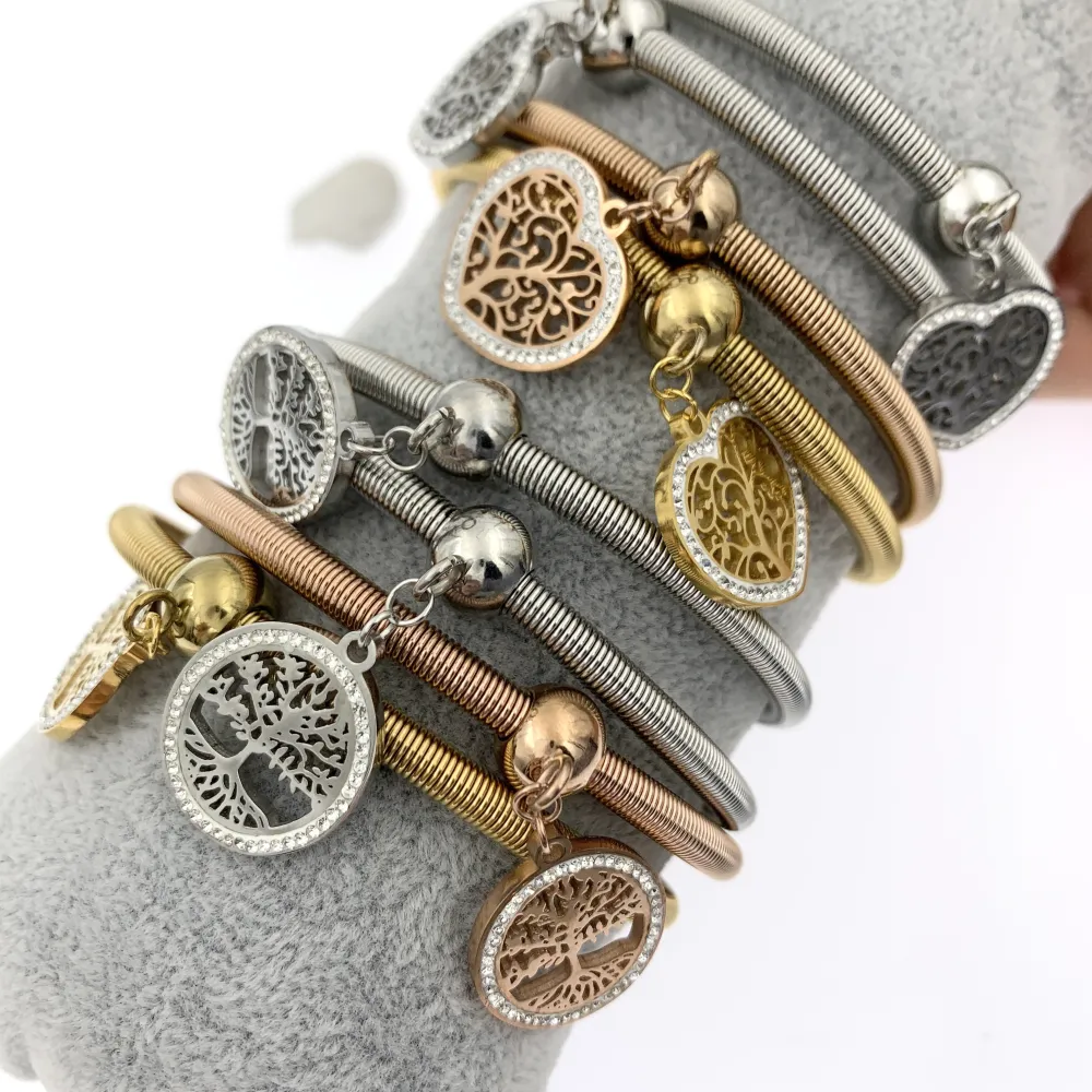 BPA7667-Mix Con Strass-12 Pz Bracciali in Acciaio_MIX_1