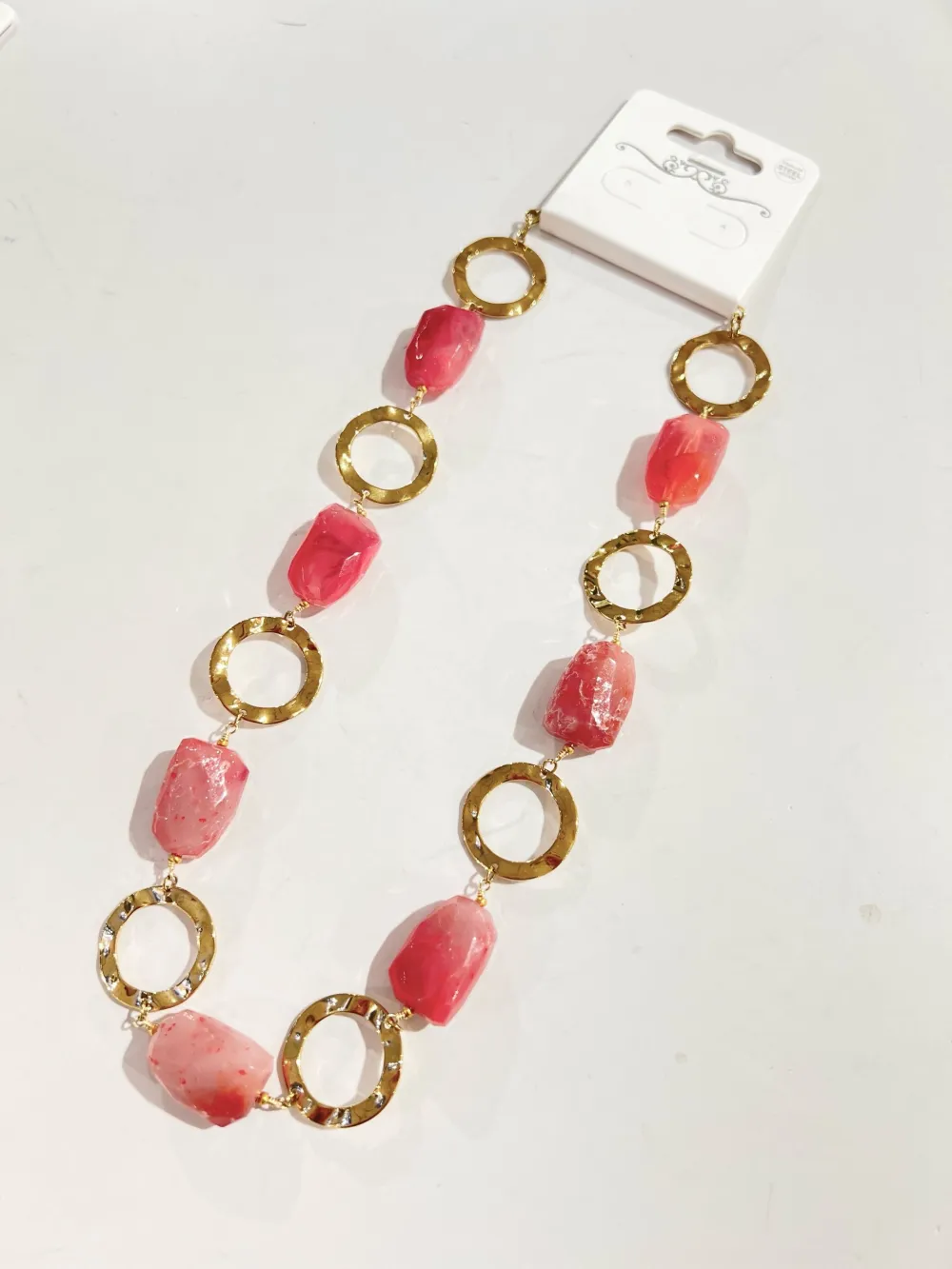 Cerchio -Collana Corta in Acciaio - CL-794-49