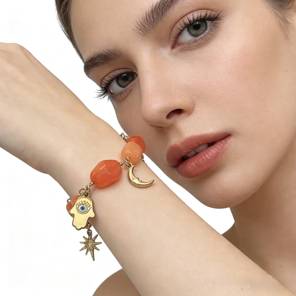 Sole Luna-Bracciale in Acciaio - BR-794-88