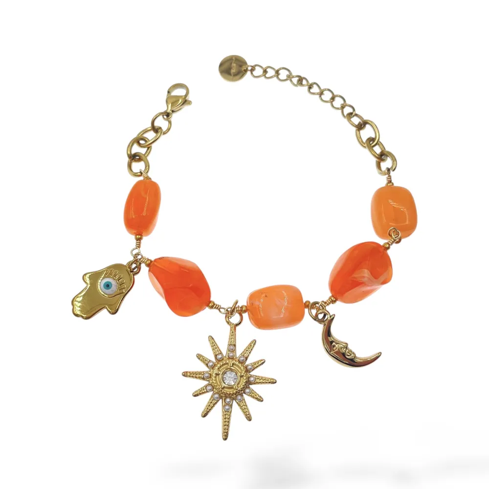 Sole Luna-Bracciale in Acciaio - BR-794-88