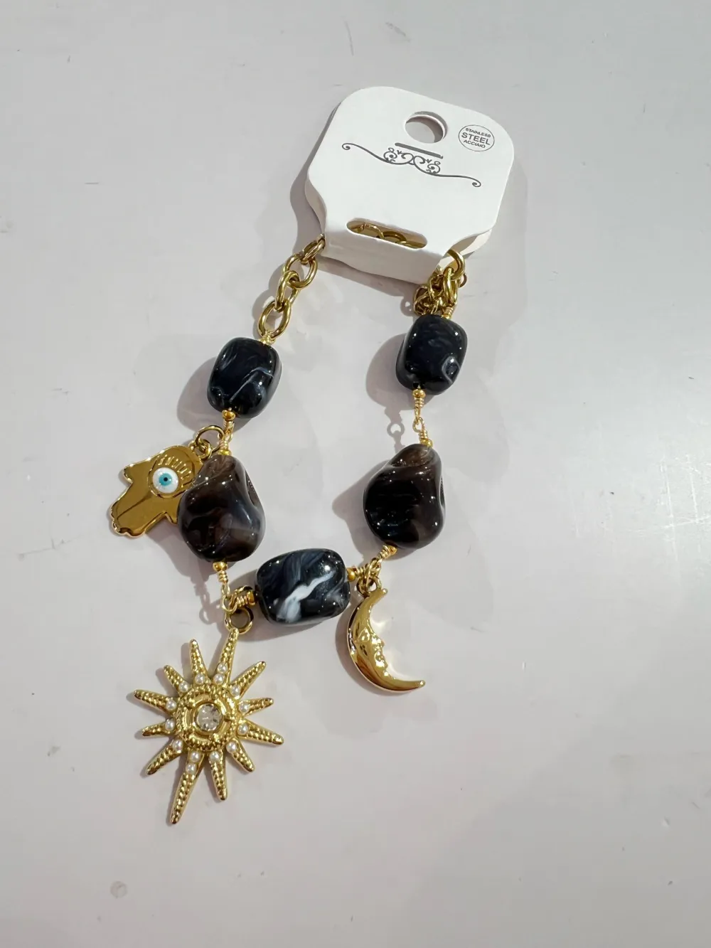 Sole Luna-Bracciale in Acciaio - BR-794-88