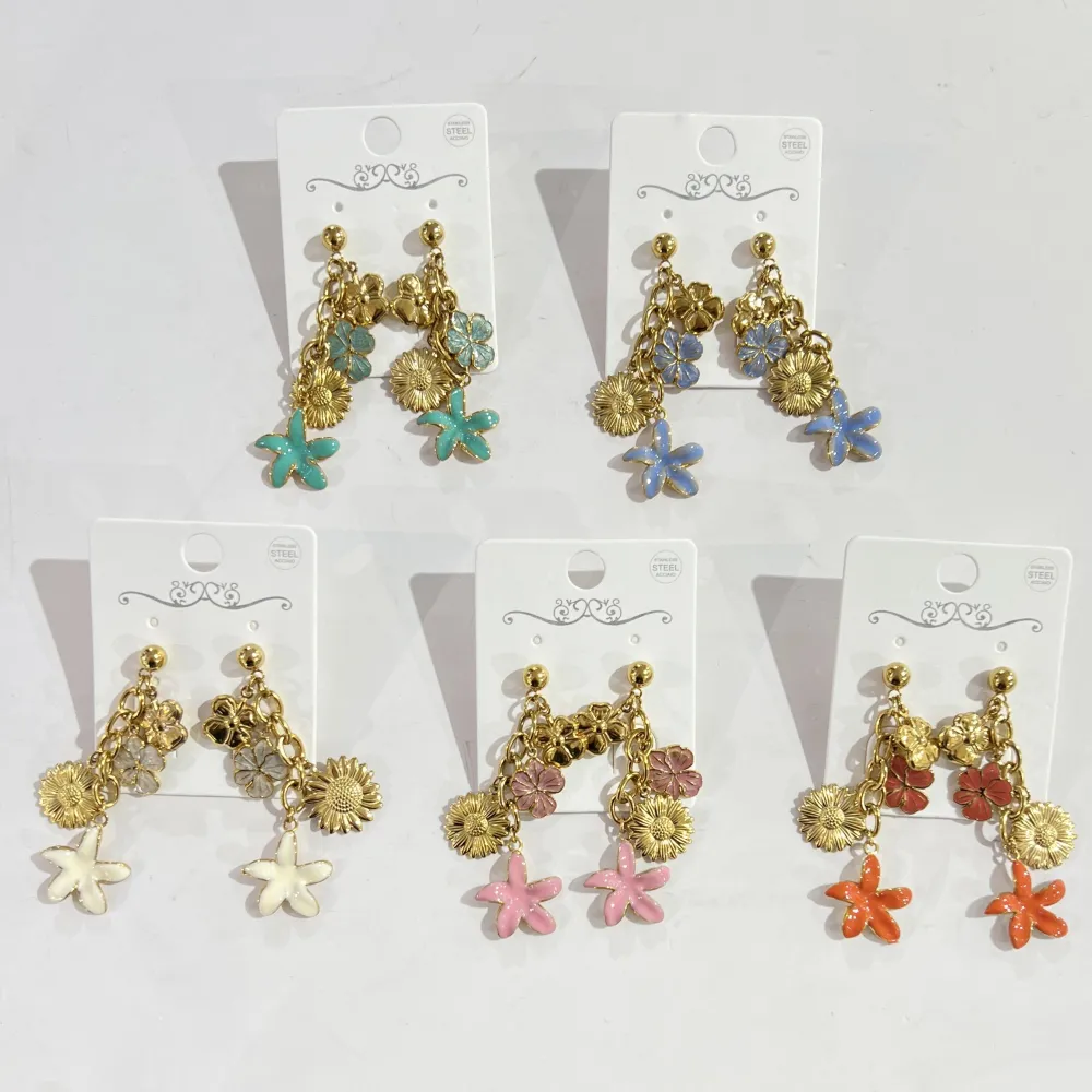 Fiore -Orecchini in Acciaio - OR-732-567