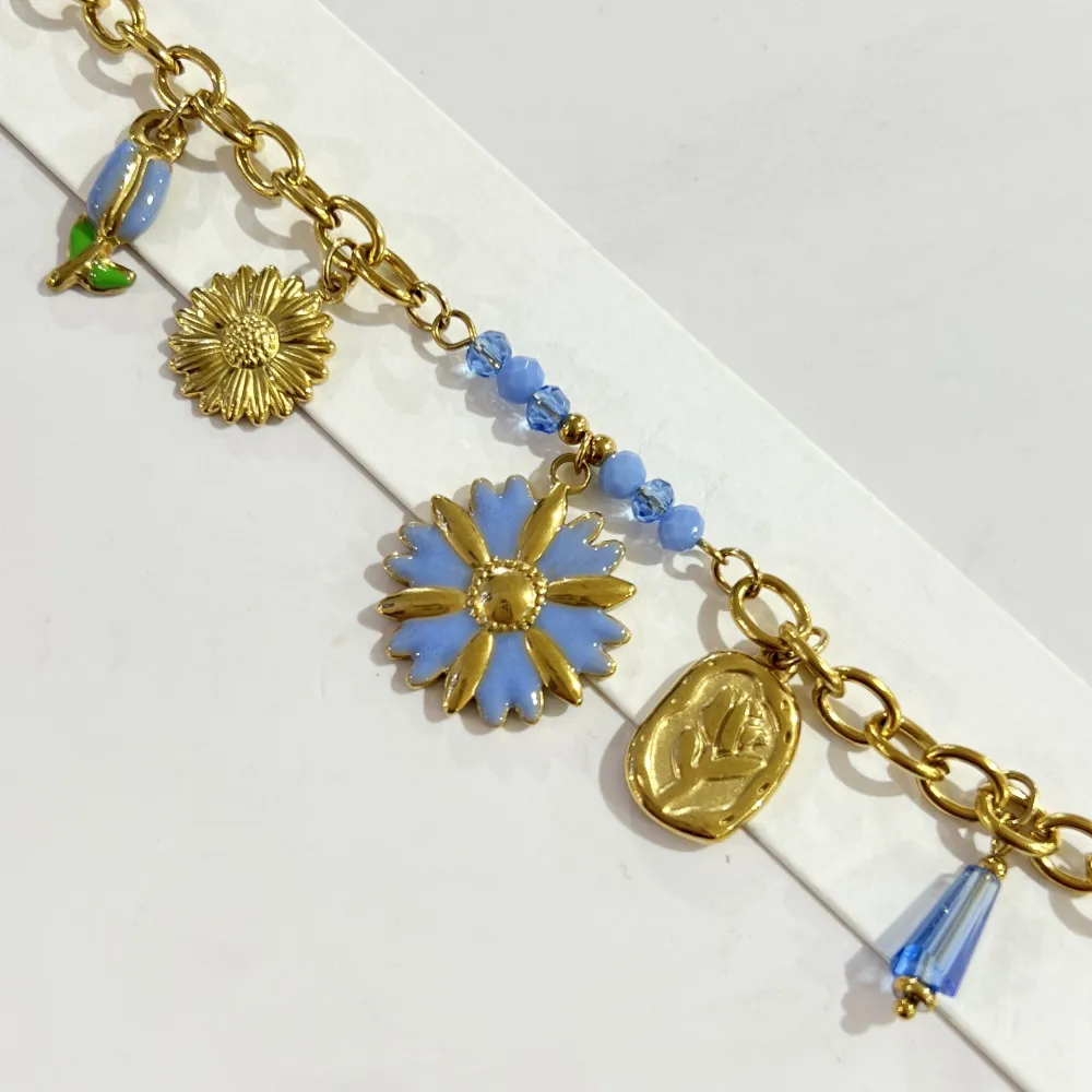 Fiore Tulipano-Bracciale in Acciaio - BR-732-568