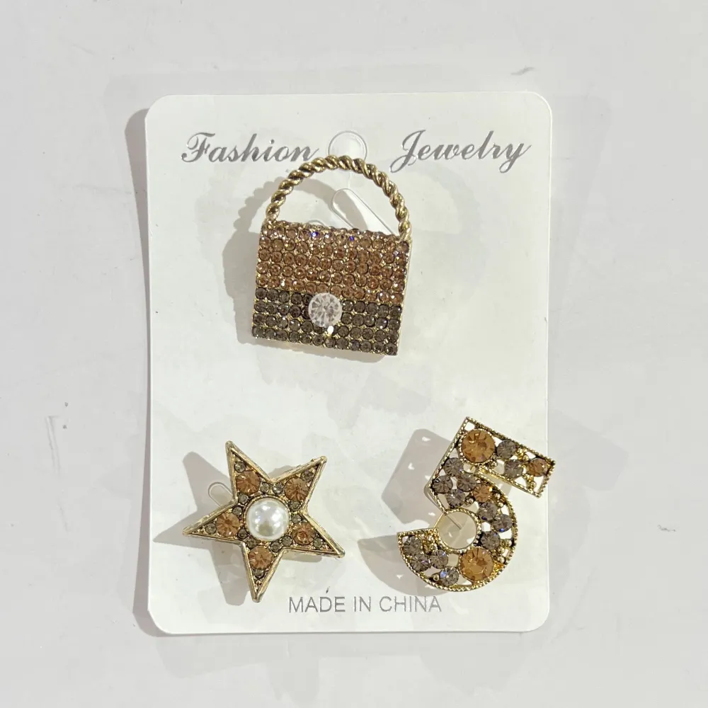 Borsa Stella 5-Set 3Pz Spille in Metallo - SP-312-391