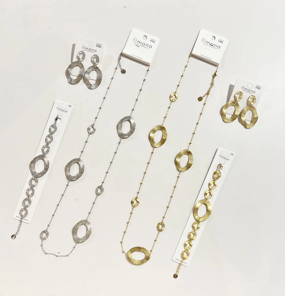 Catena Ovale -Collana Lunga in Acciaio - CL-103-AA6377N