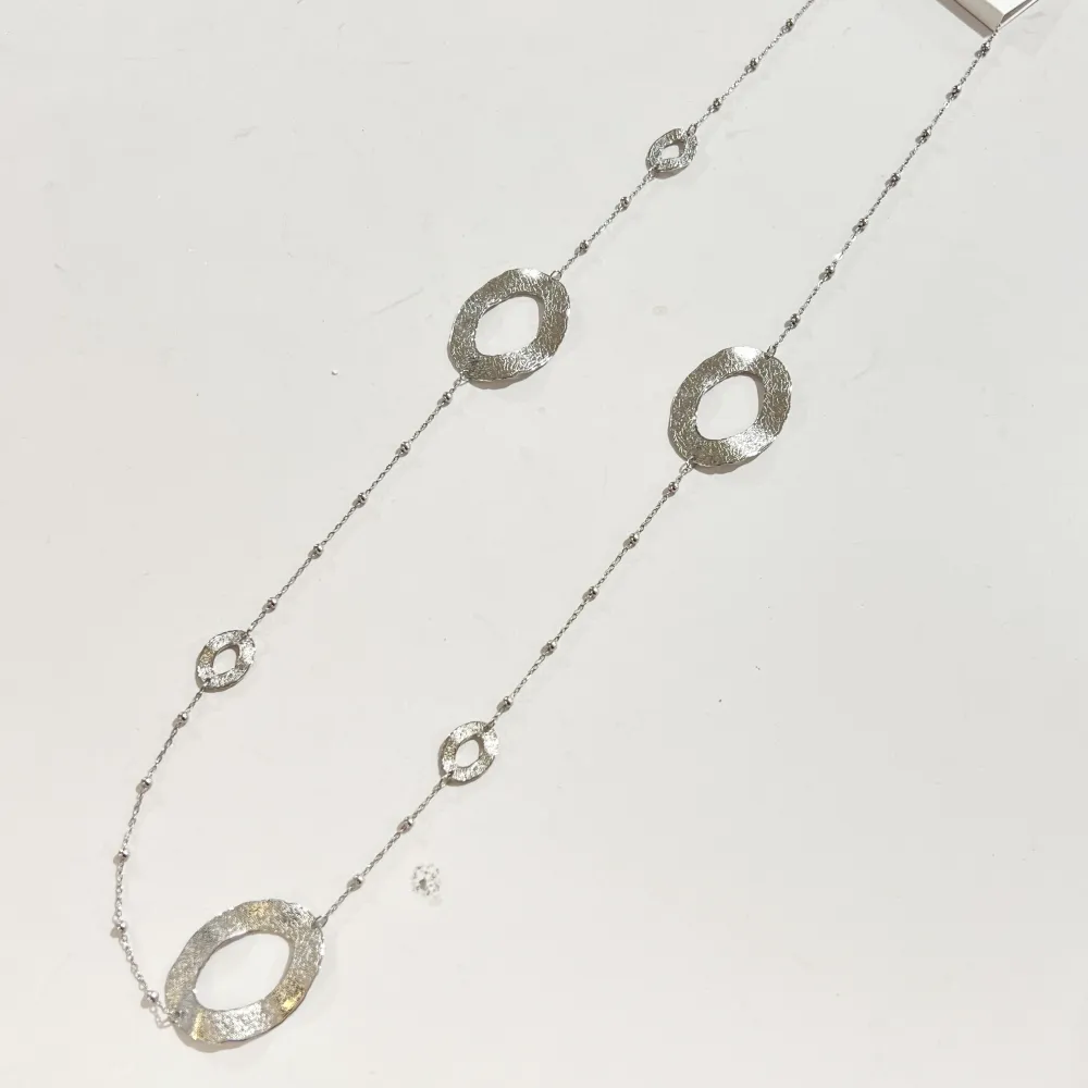 Catena Ovale -Collana Lunga in Acciaio - CL-103-AA6377N