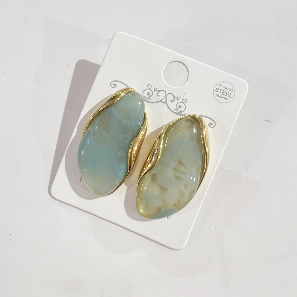 Ovale-Orecchini in Acciaio - OR-776-11