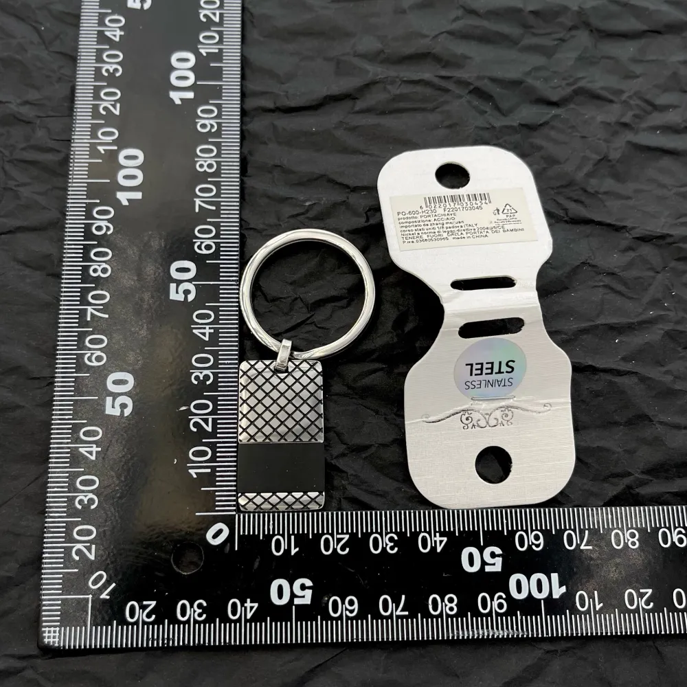 Placchetta-Portachiavi da Uomo in Acciaio - PO-600-H230