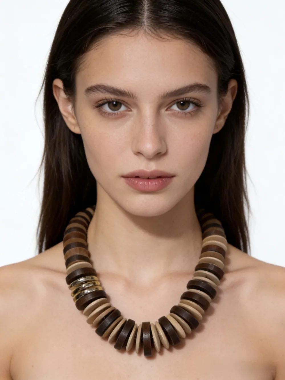 Tanti Dischetti-Collana Corta Moda - CL-297-12