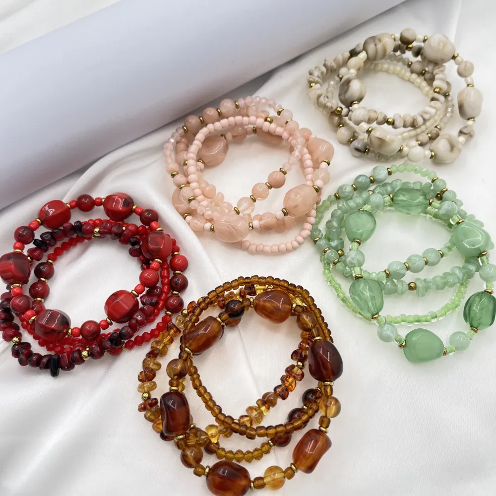 Set 6pz Bracciali Elastici-Bracciali Moda - BR-732-514