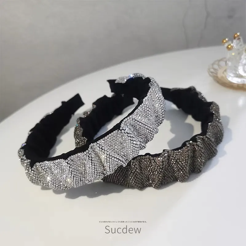 AXC-con Strass-12pz Cerchietti per Capelli