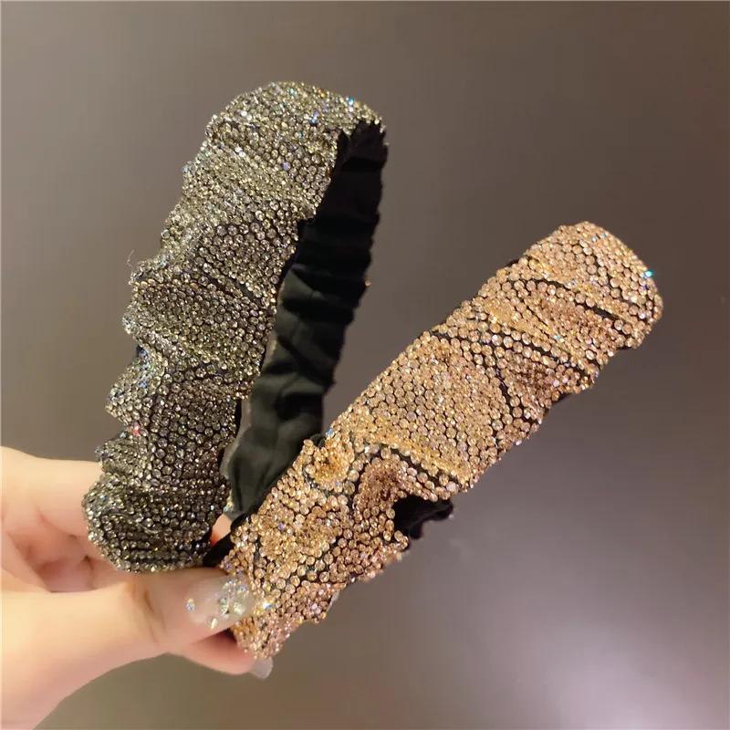 AXC-con Strass-12pz Cerchietti per Capelli