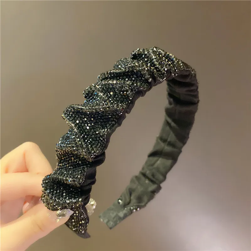 AXC-con Strass-12pz Cerchietti per Capelli