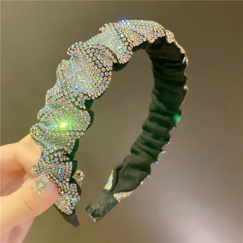 AXC-con Strass-12pz Cerchietti per Capelli