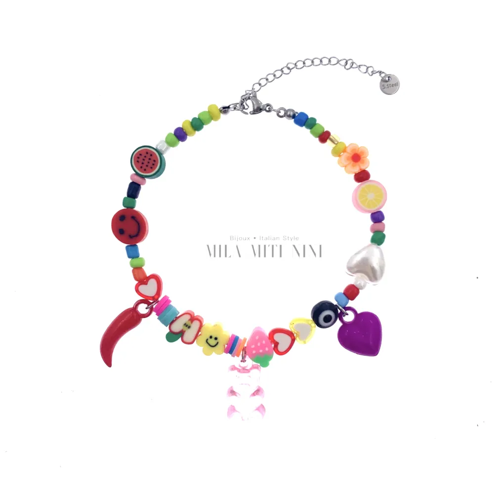 KAV176-303- Orsetto-12Pz Cavigliere in Acciaio