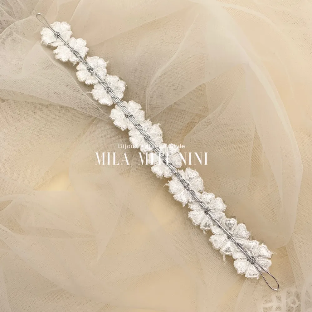 AXC282-33-Fiore Cristalli- Acccessori per Capelli