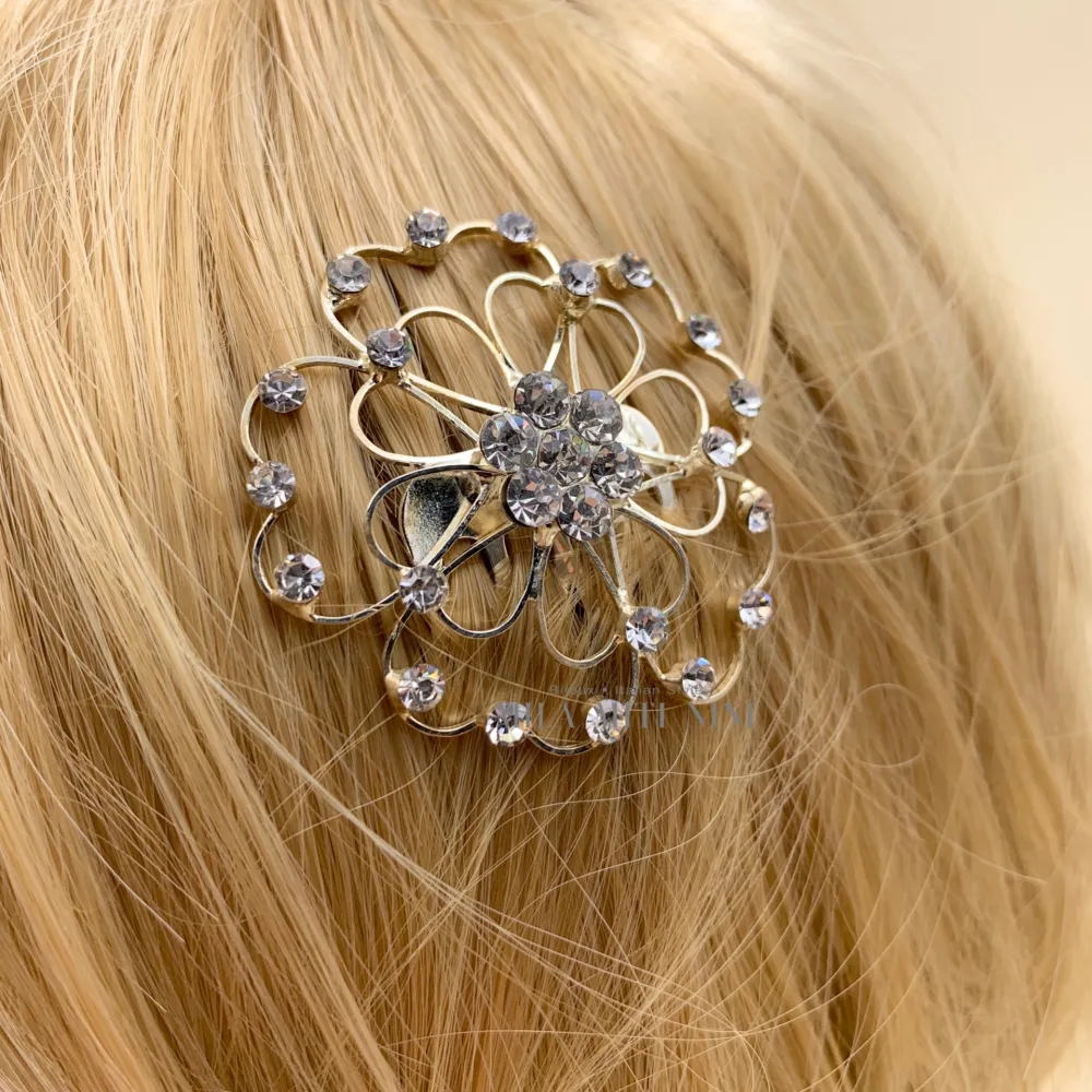 AXC109-2-Pettine Fiore- Acccessori per Capelli