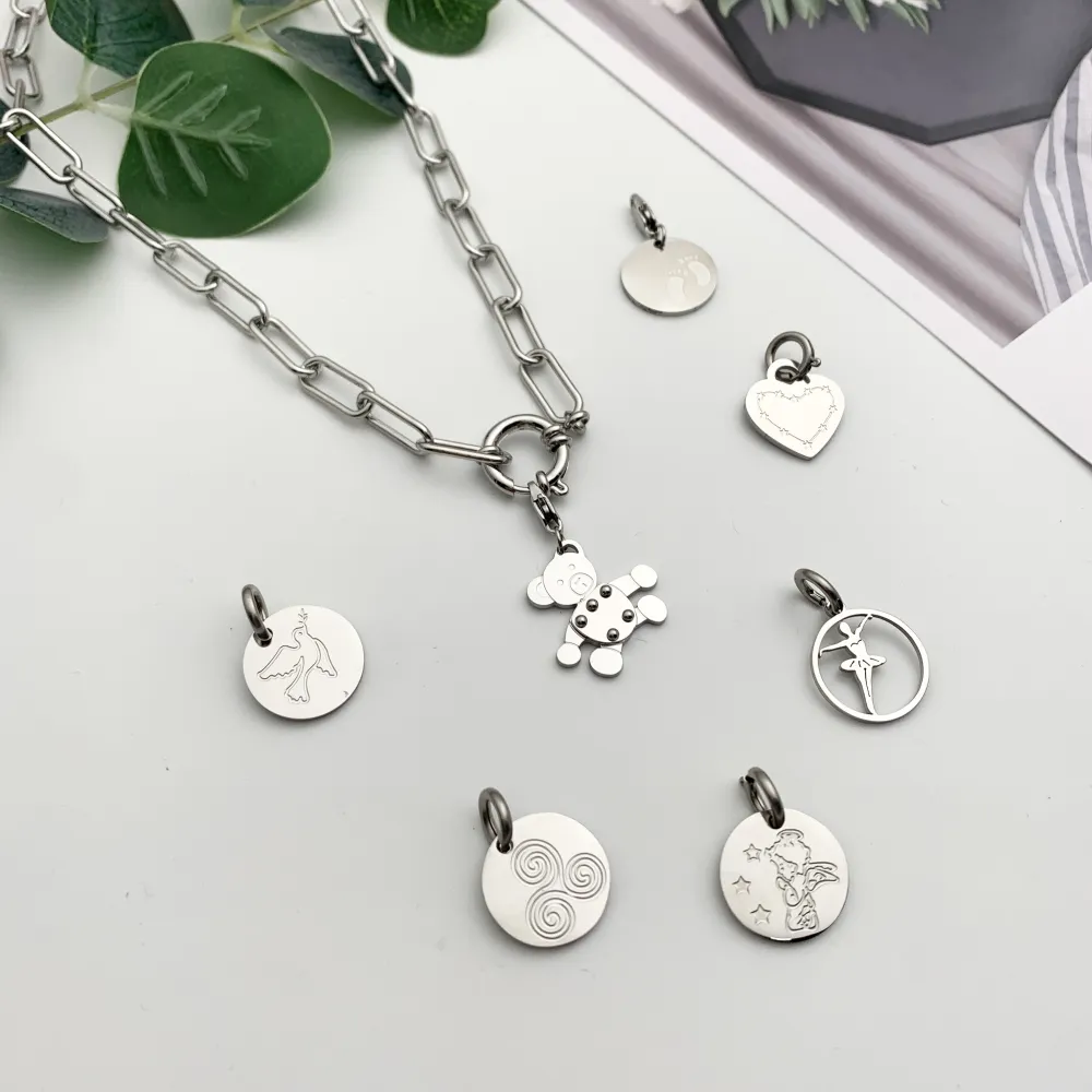 CIO4127-Angelo - Ciondolo in Acciaio