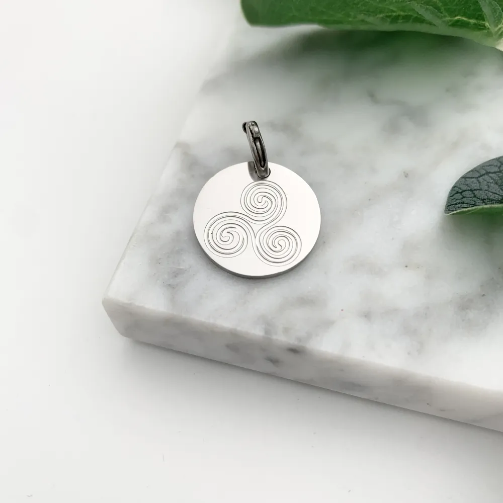 CIO4123-Simbolo- Ciondolo in Acciaio