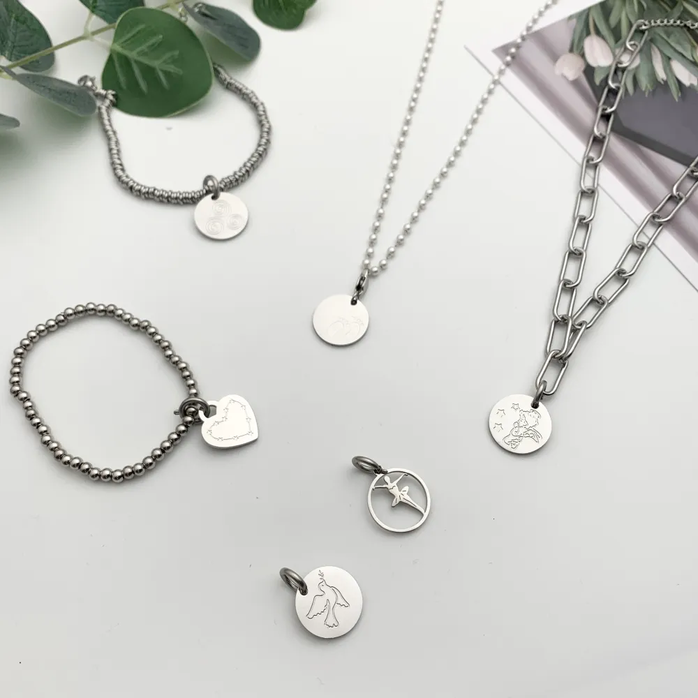 CIO4123-Simbolo- Ciondolo in Acciaio