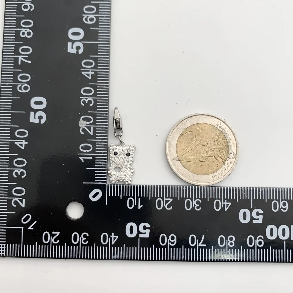 CIO4138-Orsetto- Ciondolo in Acciaio