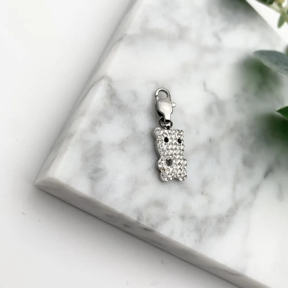 CIO4138-Orsetto- Ciondolo in Acciaio