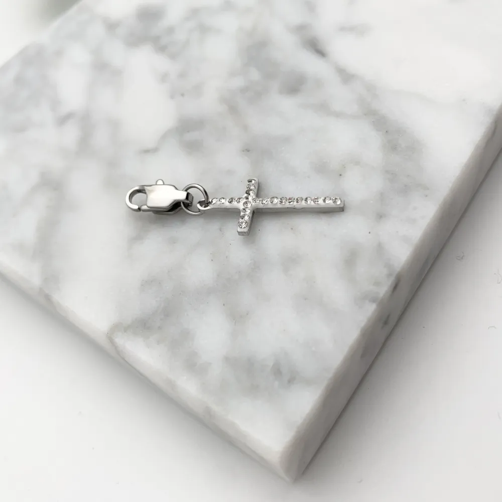 CIO4137-Croce- Ciondolo in Acciaio